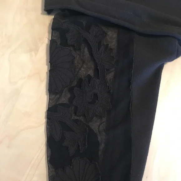 Free People olive colored and lace shirt - Picture 7 of 7